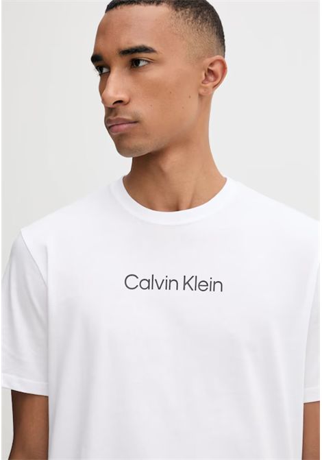 T-shirt Calvin Klein con logo frontale Calvin Klein | LV04LD230GYAF