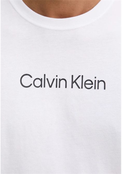 T-shirt Calvin Klein con logo frontale Calvin Klein | LV04LD230GYAF