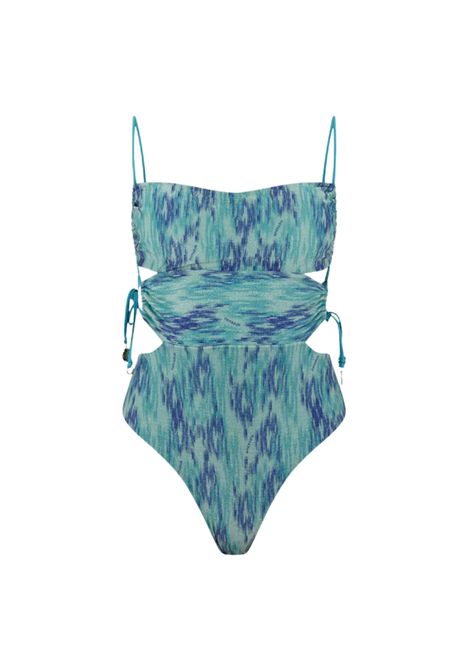 Costume intero donna con cut-out laterale turchese COTAZUR | CTZ01368TURCHESE