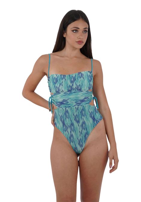 Costume intero donna con cut-out laterale turchese COTAZUR | CTZ01368TURCHESE
