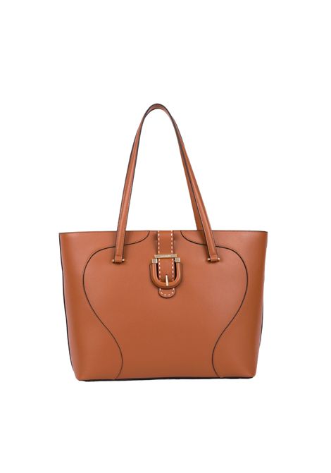 Borsa shopper MALIBU in vitello color nocciola Cromia | 1405979013