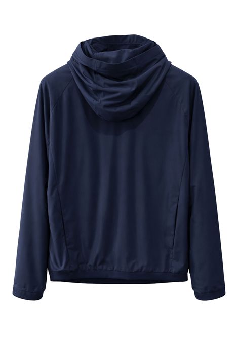 DUNO  Echo TreviGiubbino tecnico con cappuccio  Blu Scuro Duno | ELRIC TREVI861