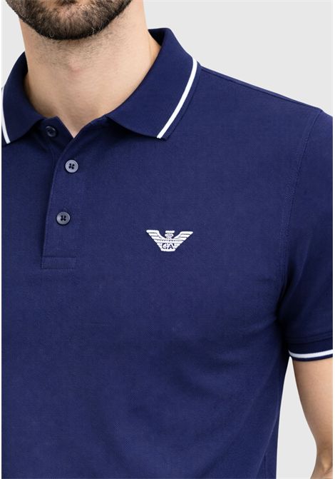 Emporio Armani  Polo uomo in cotone piqué EMPORIO ARMANI | EM0001380 AF20424UB102