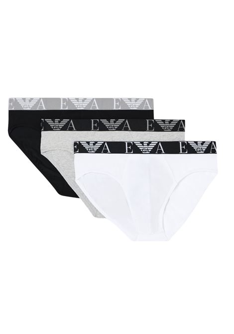 EMPORIO ARMANI  Pack 3 Slip Logo Bold Monogram EMPORIO ARMANI | EM000258 AF20668MC197