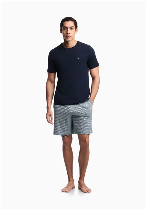 Emporio Armani  Pigiama 2 pezzi in jersey di cotone EMPORIO ARMANI | EM000399 AF18885MB523