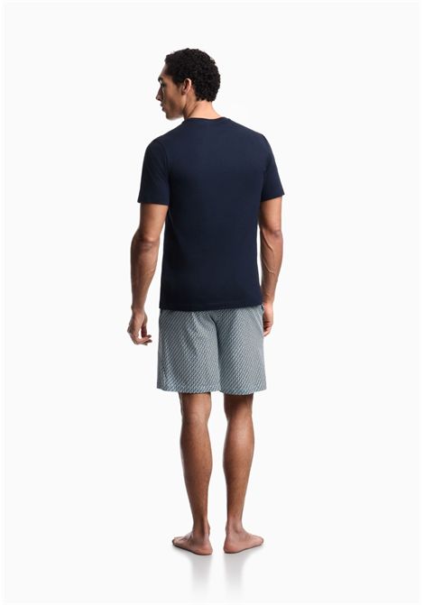 Emporio Armani  Pigiama 2 pezzi in jersey di cotone EMPORIO ARMANI | EM000399 AF18885MB523