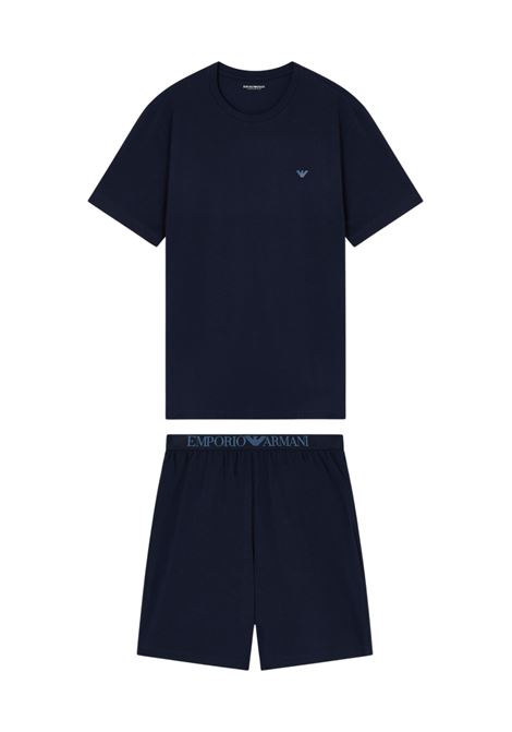 EMPORIO ARMANI  Pigiama con Bermuda in Jersey Endurance EMPORIO ARMANI | EM000400 AF18881MB143