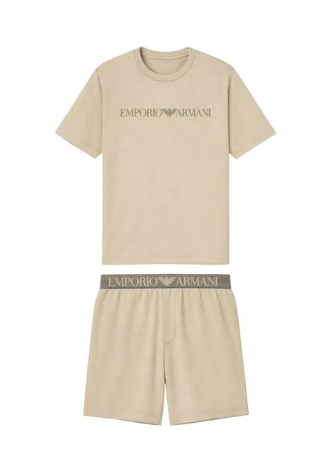 Emporio Armani  Pigiama bermuda in jersey organico ASV EMPORIO ARMANI | EM000400 AF18890U8046