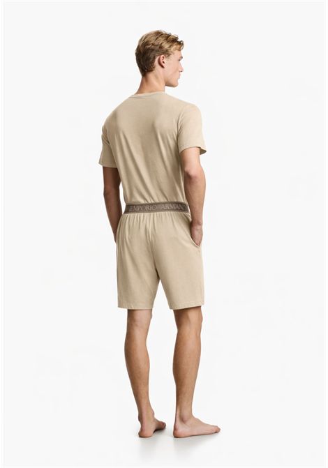 Emporio Armani  Pigiama bermuda in jersey organico ASV EMPORIO ARMANI | EM000400 AF18890U8046