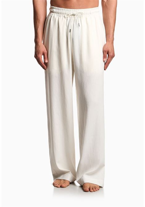 EMPORIO ARMANI  Pantaloni Beachwear in Misto Lino EMPORIO ARMANI | EM000586 AF20590U0002