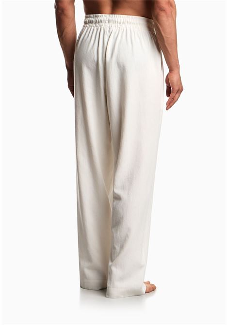 EMPORIO ARMANI  Pantaloni Beachwear in Misto Lino EMPORIO ARMANI | EM000586 AF20590U0002