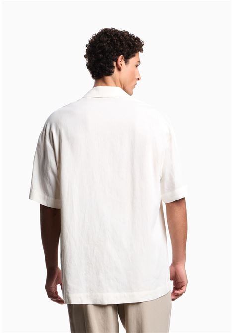 EMPORIO ARMANI  Camicia Beachwear in Misto Lino EMPORIO ARMANI | EM000593 AF20590U0002