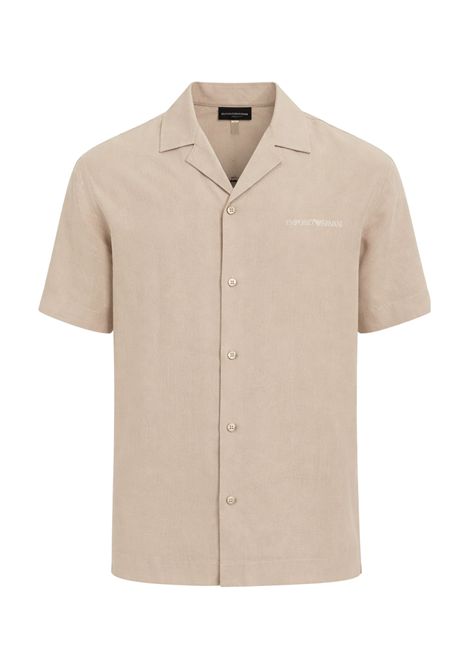 Camicia beachwear in misto lino EMPORIO ARMANI | EM000593 AF20590U6213