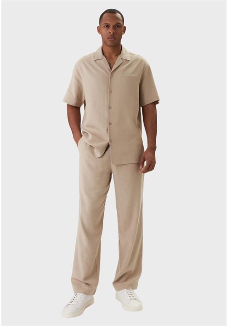 Camicia beachwear in misto lino EMPORIO ARMANI | EM000593 AF20590U6213