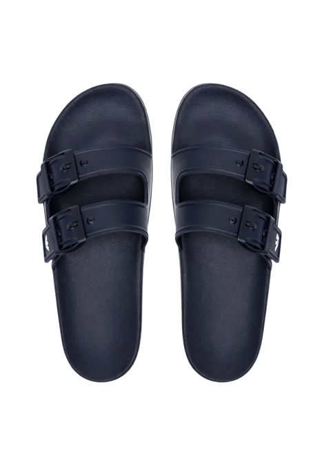 Emporio Armani ? Sandali slide doppia fascia con fibbie EMPORIO ARMANI | EX000043 AF22190MB480