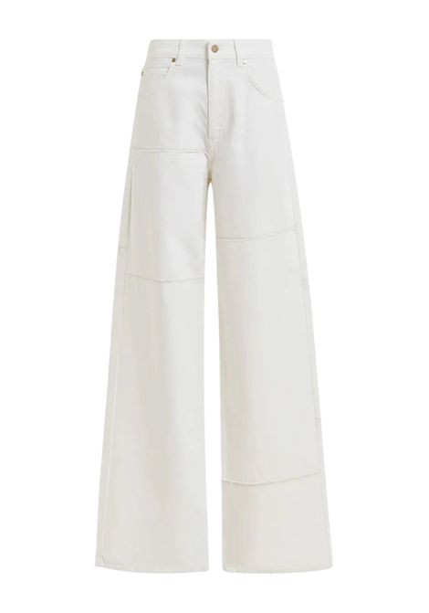 Essentiel Antwerp  Pantalone Wide Leg in Denim Bianco Essentiel antwerp | HASTER PANELLEDOW01