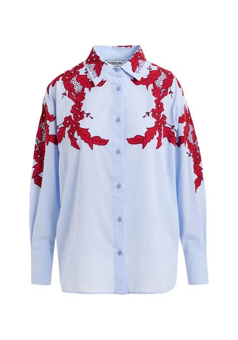 Essentiel Antwerp  Camicia con ricamo floreale e strass Essentiel antwerp | HEMENTINE EMBELLISHED SHIRTDB09