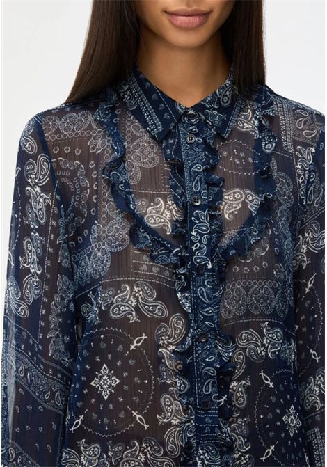 Camicia Stampata iBlues Bluette iBlues | IBLALARICO001