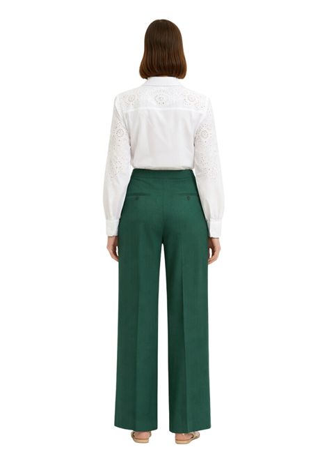 iBlues  Pantaloni wide leg in misto lino e cotone iBlues | IBLCANALE006