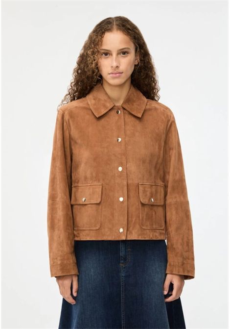 iBlues  Giacca scamosciata in pelle iBlues | IBLCOSETTA002