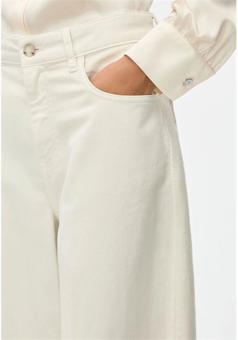 iBlues  Pantaloni barrel in raso di cotone stretch iBlues | IBLNATALE001