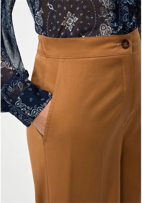 Pantaloni Wide Leg iBlues in Cotone Stretch iBlues | IBLURLO002