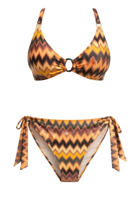 Bikini donna Ilaria Vitagliano con fantasia zig zag multicolor Ilaria Vitagliano | MISSYVUFMULTI