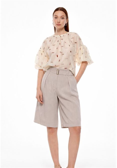 Bermuda oversize al ginocchio con cintura IMPERIAL | D484JJKBEIGE