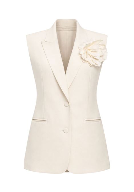 Maxi gilet Imperial con spilla floreale IMPERIAL | L9990005TBURRO