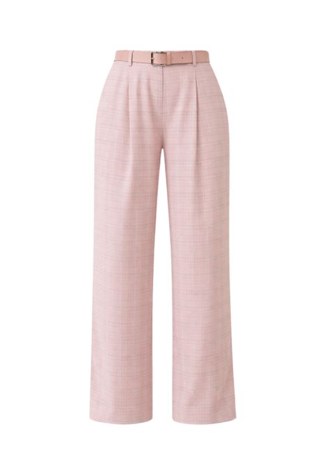 Pantalone Imperial a quadri rosa IMPERIAL | P5T8JGFROSA