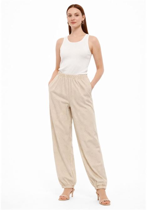 Pantaloni jogger con micro applicazioni IMPERIAL | PES9JILBEIGE