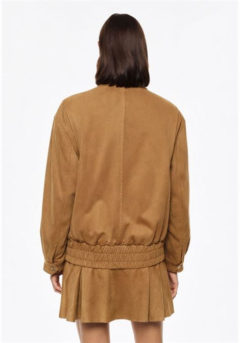 Giubbotto bomber effetto suede con zip IMPERIAL | VHMOJSGCAPPUCCINO