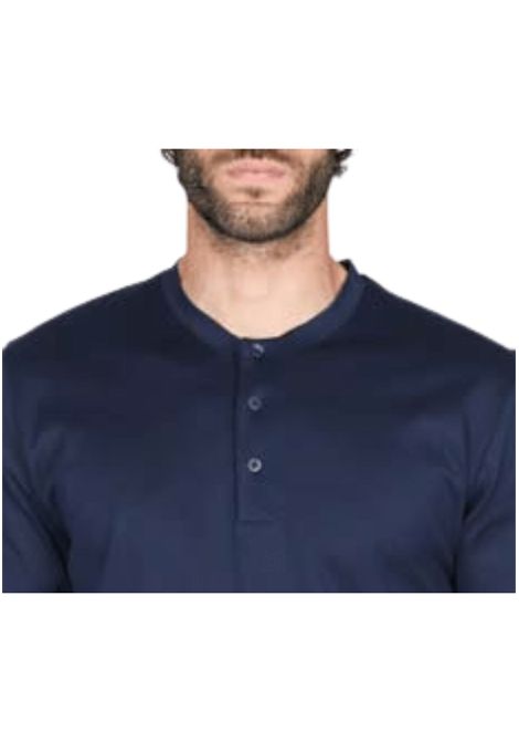 Pigiama Corto Uomo Julipet in Cotone  Blu Fantasia JULIPET | JAC484561