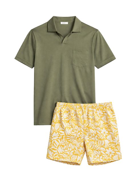 Pigiama corto uomo in cotone mercerizzato JULIPET | JAC513112