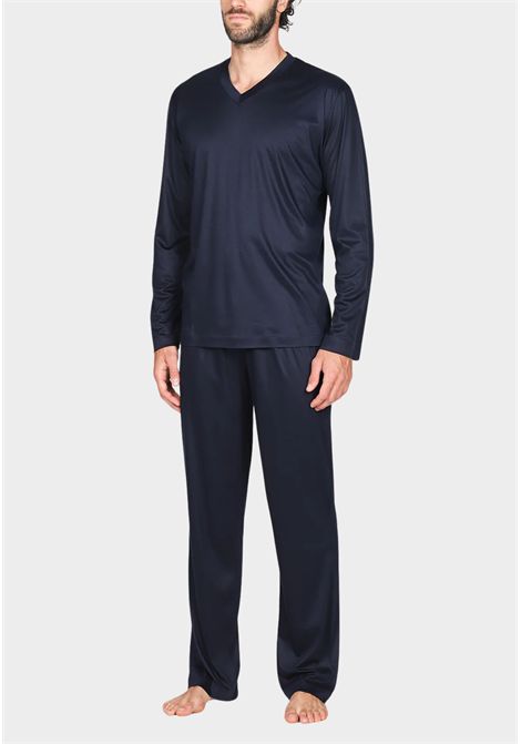 Pigiama Uomo Collo V in Lyocell 100% - Ultra Leggero e Traspirante JULIPET | JAL246103