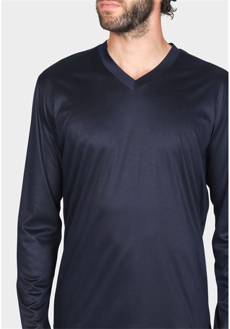 Pigiama Uomo Collo V in Lyocell 100% - Ultra Leggero e Traspirante JULIPET | JAL246103