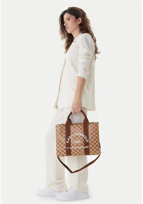 K/Rue St Guillaume Monogram Medium Borsa a Mano KARL LAGERFELD | B1W500212L0