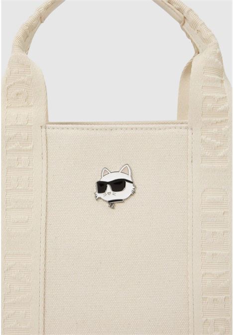 KARL LAGERFELD  Borsa Tote Quadrata con Spilla Ikon Choupette KARL LAGERFELD | B2W50090110