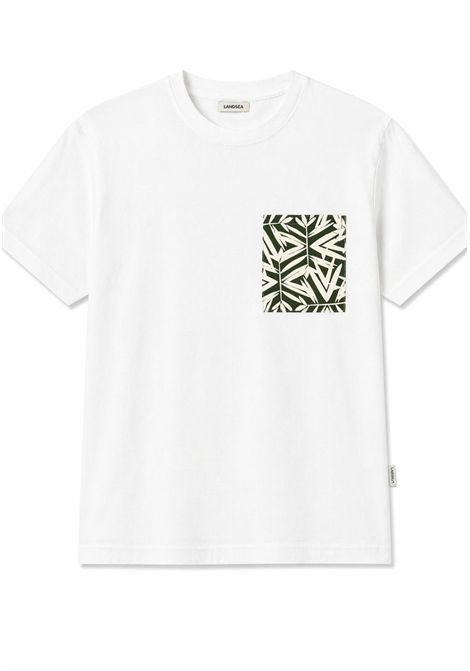 T-shirt in cotone con taschino stampa tropicale  linea Riviera LA Riviera | FUROREPRI5