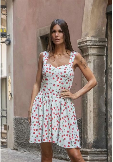 Abito donna in cotone con stampa Mar De Margaritas | CLAIRECILIEGE