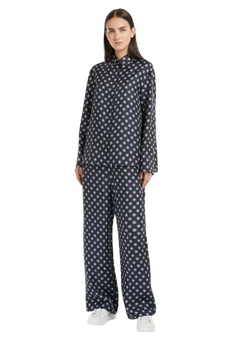 Pantaloni Max Mara Leisure Vik in seta stampata Max Mara LEISURE | VIK001