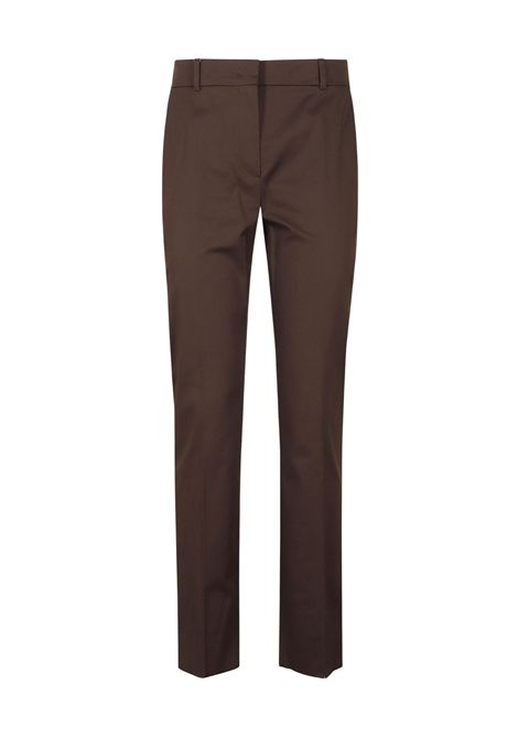 Pantalone a sigaretta in gabardina di cotone stretch Max Mara Studio | DAVID021