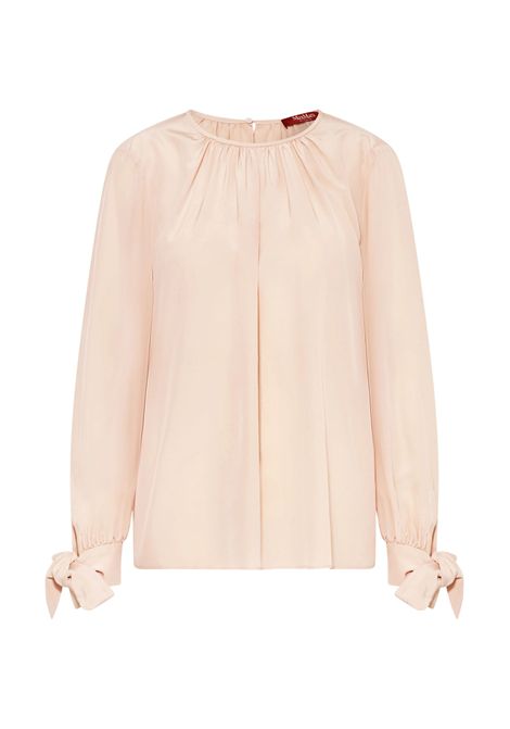 Max Mara Studio  Blusa in seta con fiocchi ai polsi Max Mara Studio | EDOTTO040