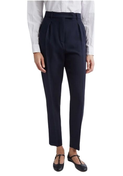 Pantalone Eguale Blu Scuro Max Mara Studio | EGUALE005