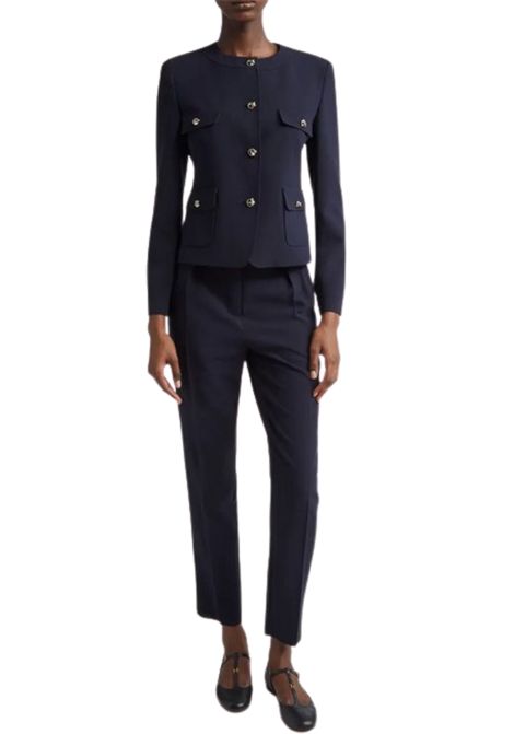 Pantalone Eguale Blu Scuro Max Mara Studio | EGUALE005