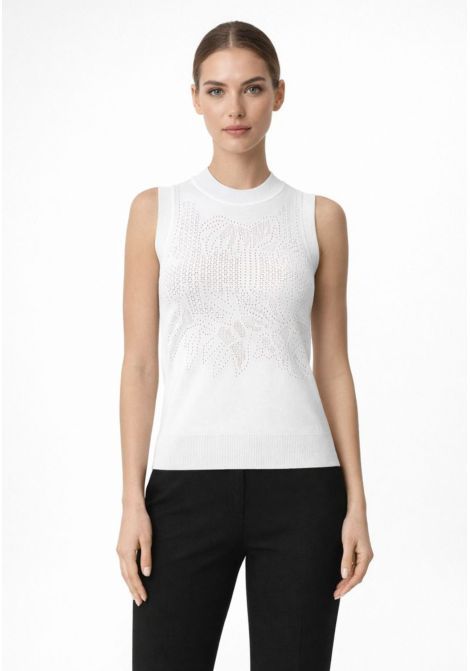 Top Feriale in maglia traforata  Max Mara Studio Max Mara Studio | FERIALE001