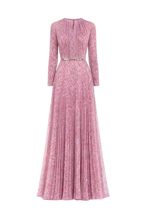 Abito plissé in georgette stampata Max Mara Studio Max Mara Studio | MORETTO001