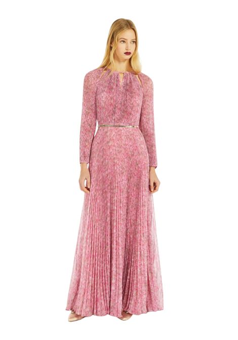 Abito plissé in georgette stampata Max Mara Studio Max Mara Studio | MORETTO001