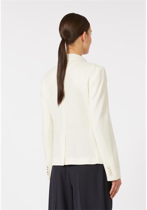 Max Mara Studio  Giacca monopetto in lana e cotone Max Mara Studio | MSTEMIRO001