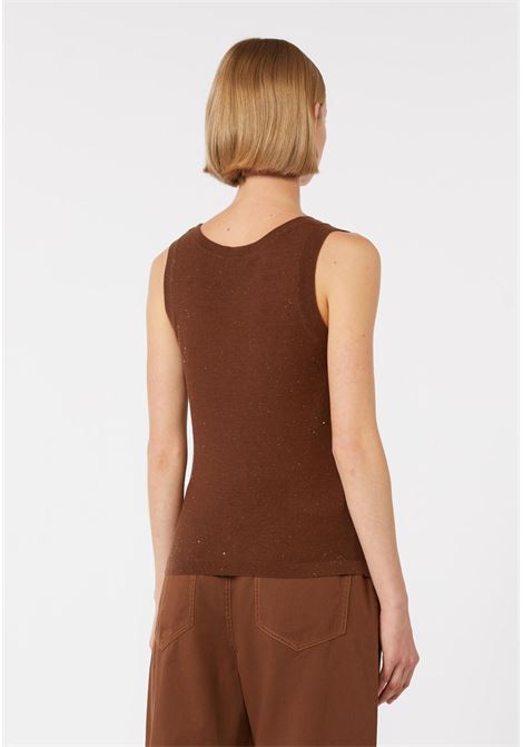 Max Mara Studio  Top in lana e seta con micro paillettes Max Mara Studio | MSTFALCO002